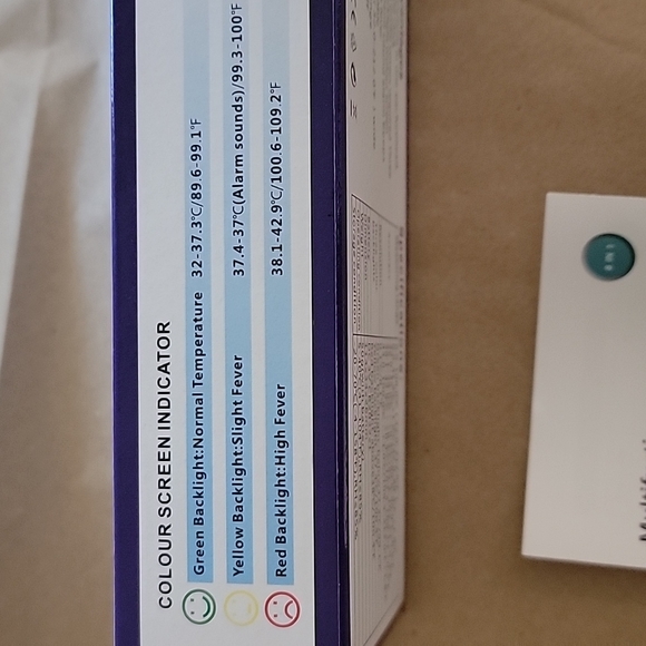 8 in 1 Infrared Thermometer Colour Screen Indicator by Shenzhen NEW WITH TAGS - Picture 3 of 5